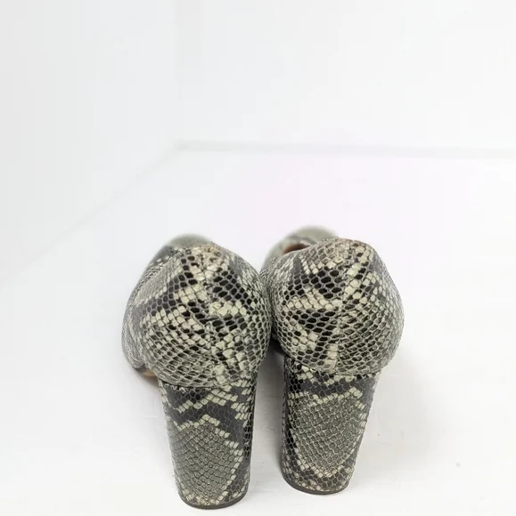 Banana republic leather snake skin pattern heels - Picture 10 of 16